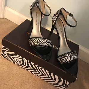 Zebra Print Dana Buchman Zebra Heels
