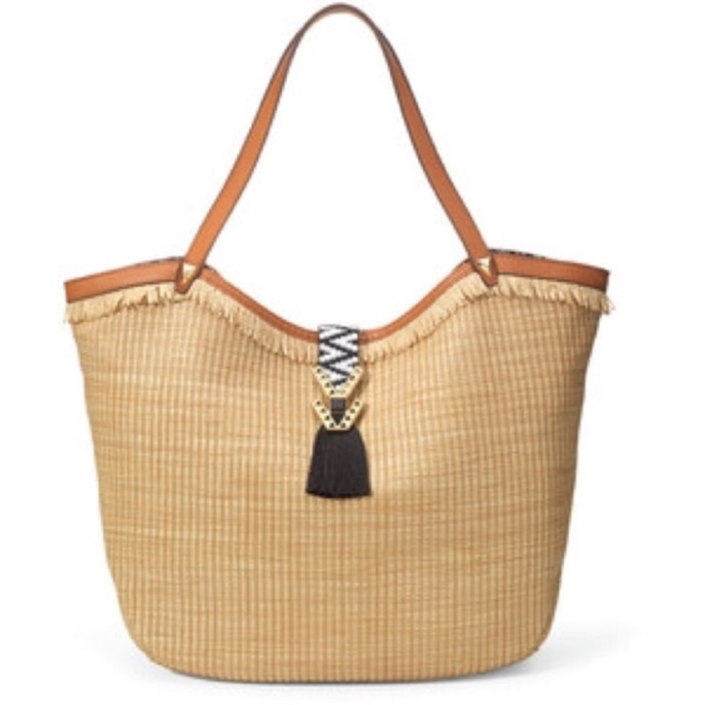 Stella & Dot Raffia summer bag