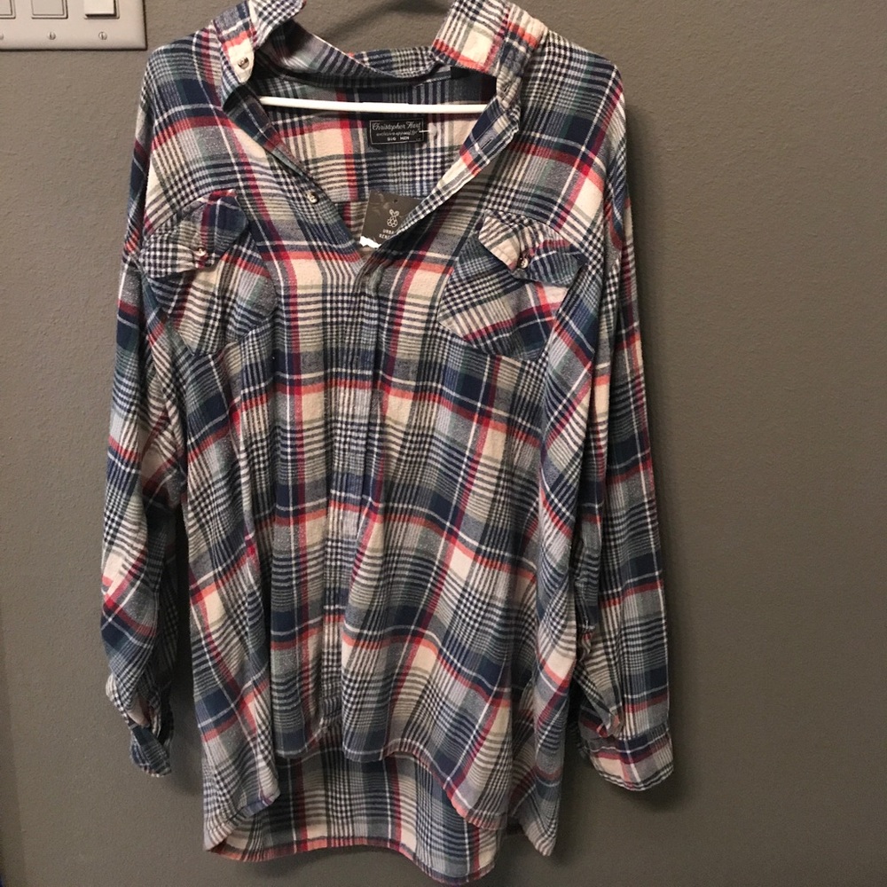 Urban Outfitters Plaid Button Up