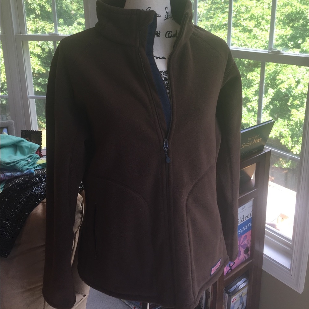 Vineyard Vines zip front fleece