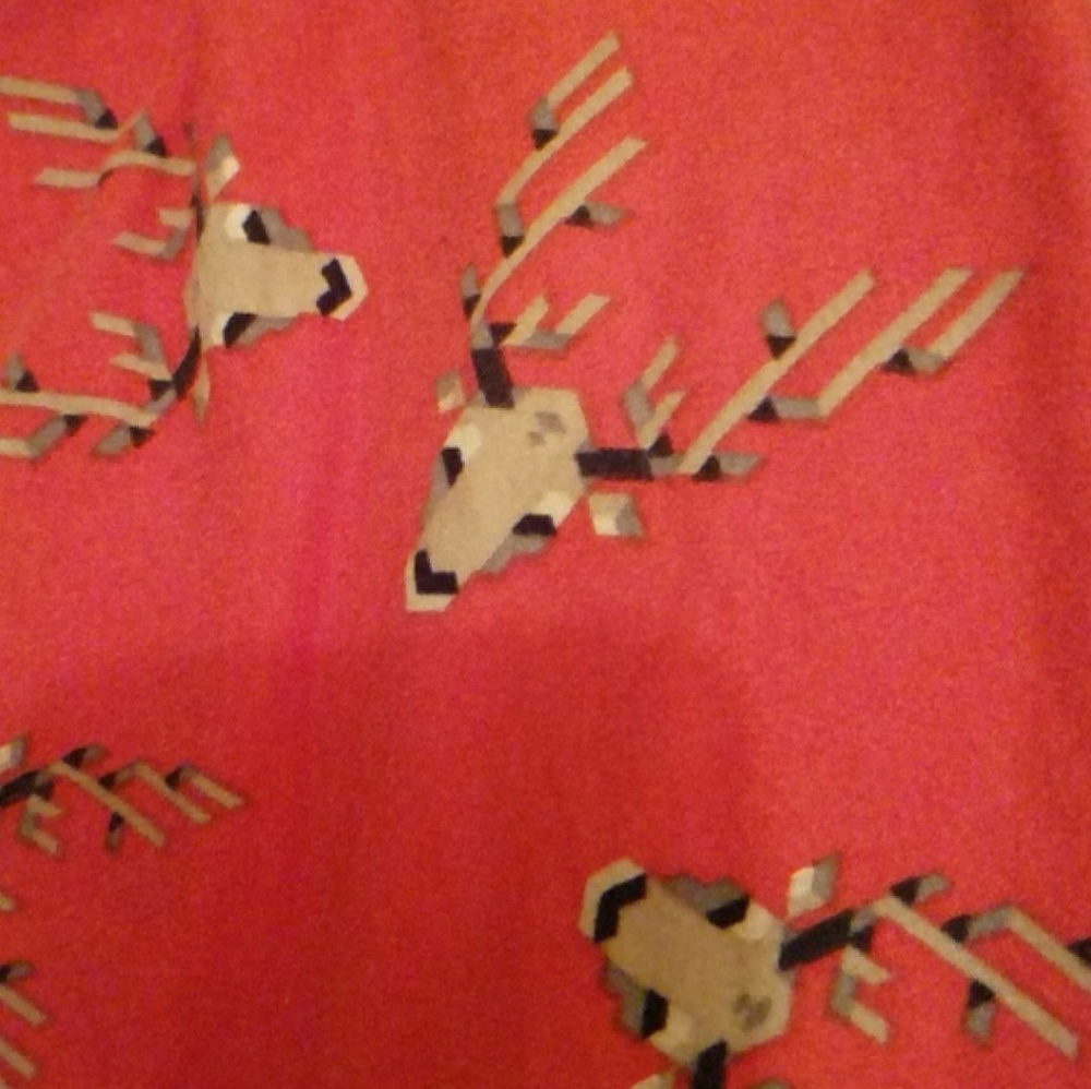 Lularoe os stag head/reindeer new