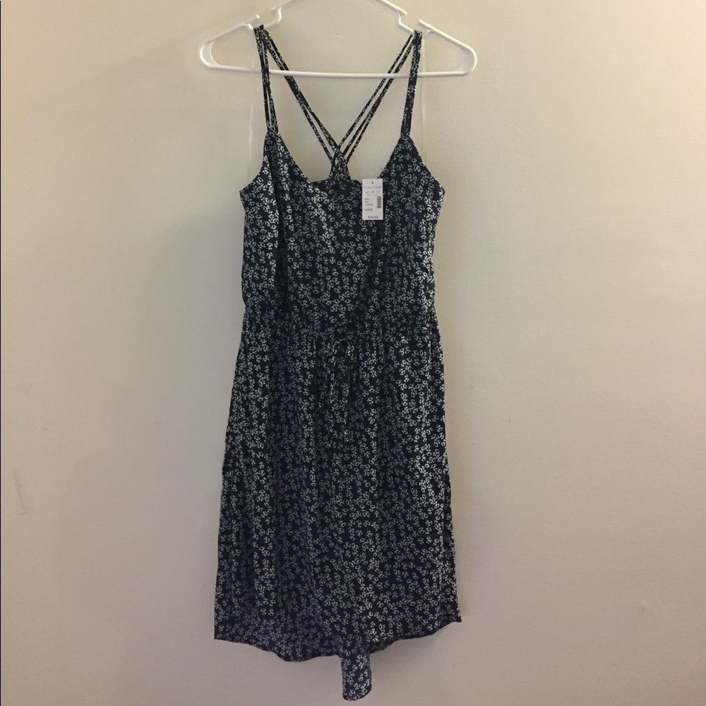 NWT Navy Floral Maurices Dress