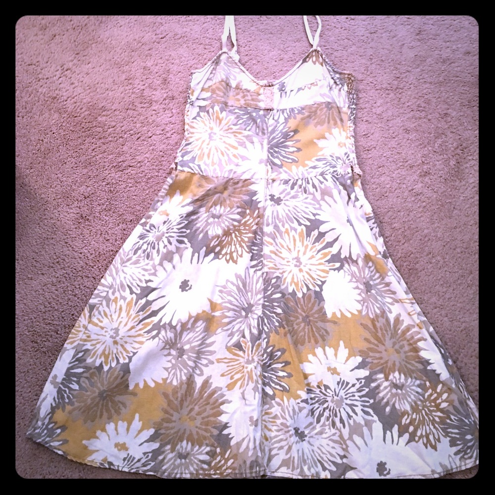 Free People floral linen dress