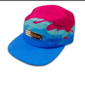Pink Dolphin 5 panel hat