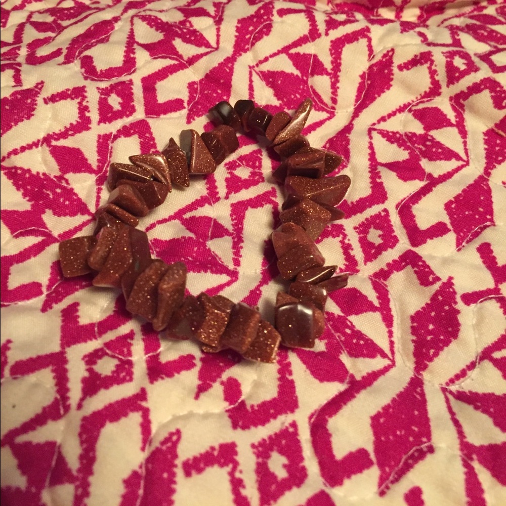 Brown rock bracelet