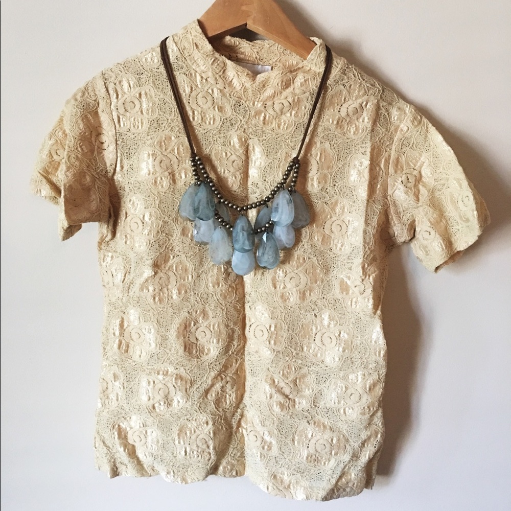 🌜VINTAGE lace-like blouse🌛