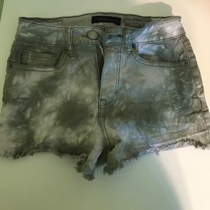 Tie dye shorts