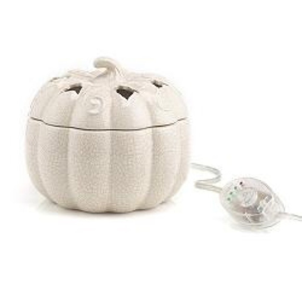 Scent Pod Warmer - Gold Canyon Crackled Pumpkin