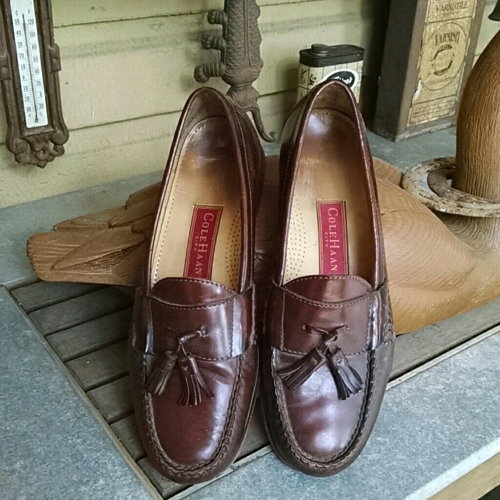 Mens Cole Haan Tassel loafers 10.5