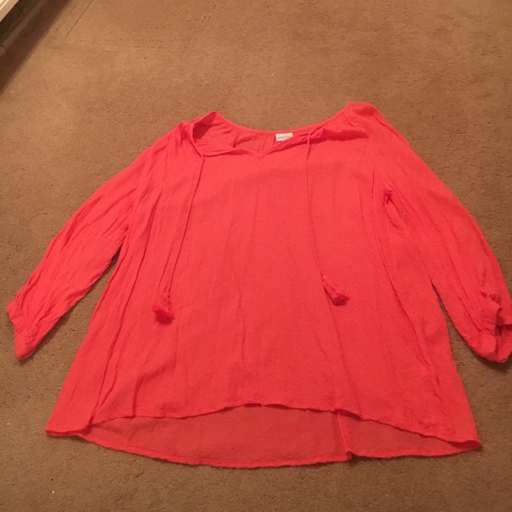 3/4 sleeve blouse