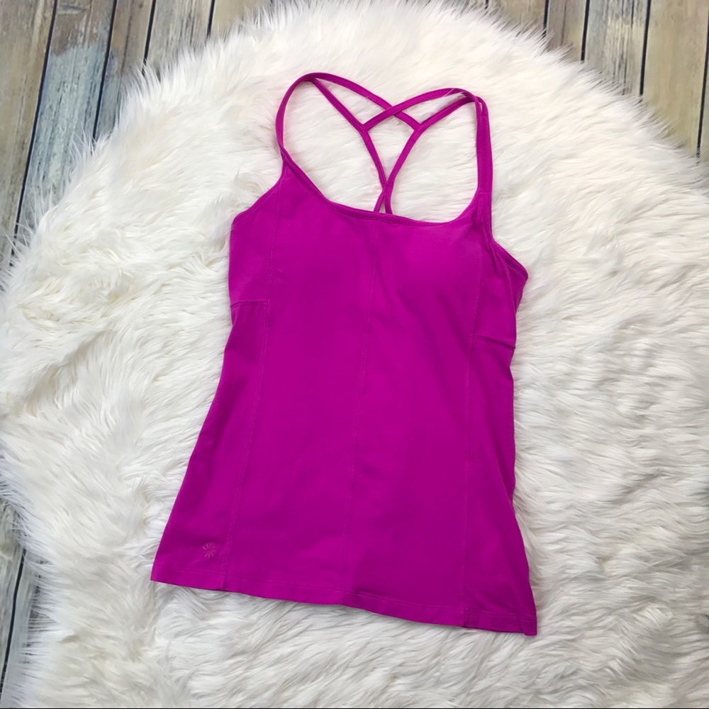 [Athleta] Hot Pink Inner Goddess Support Tank