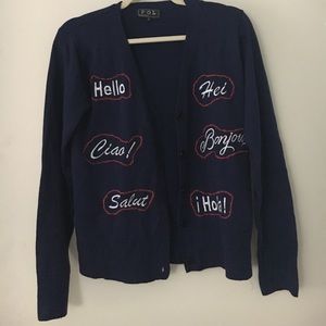 ModCloth Navy Hello Cardigan