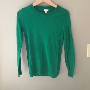 XXS J.Crew Green Sweater