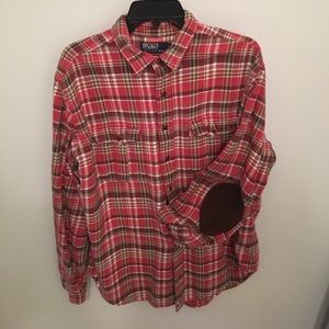 Polo RL Button Down with elbow patches