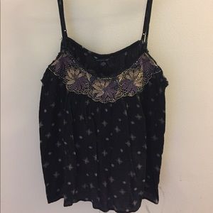 American Eagle Embroidered Tank Top