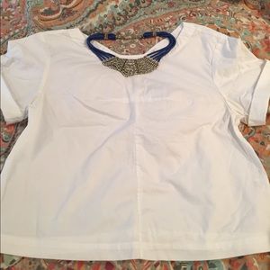 J Crew Factory Cotton Top (Sz M)