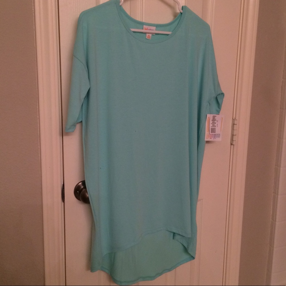 Lularoe Solid XS "Tiffany Blue" Irma, NWT! 🦄