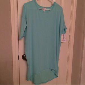 Lularoe Solid XS "Tiffany Blue" Irma, NWT! 🦄