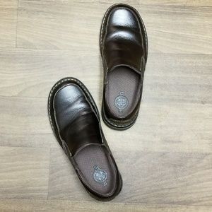 Dr Doc Martens 'Neil' slip-on brown leather men's