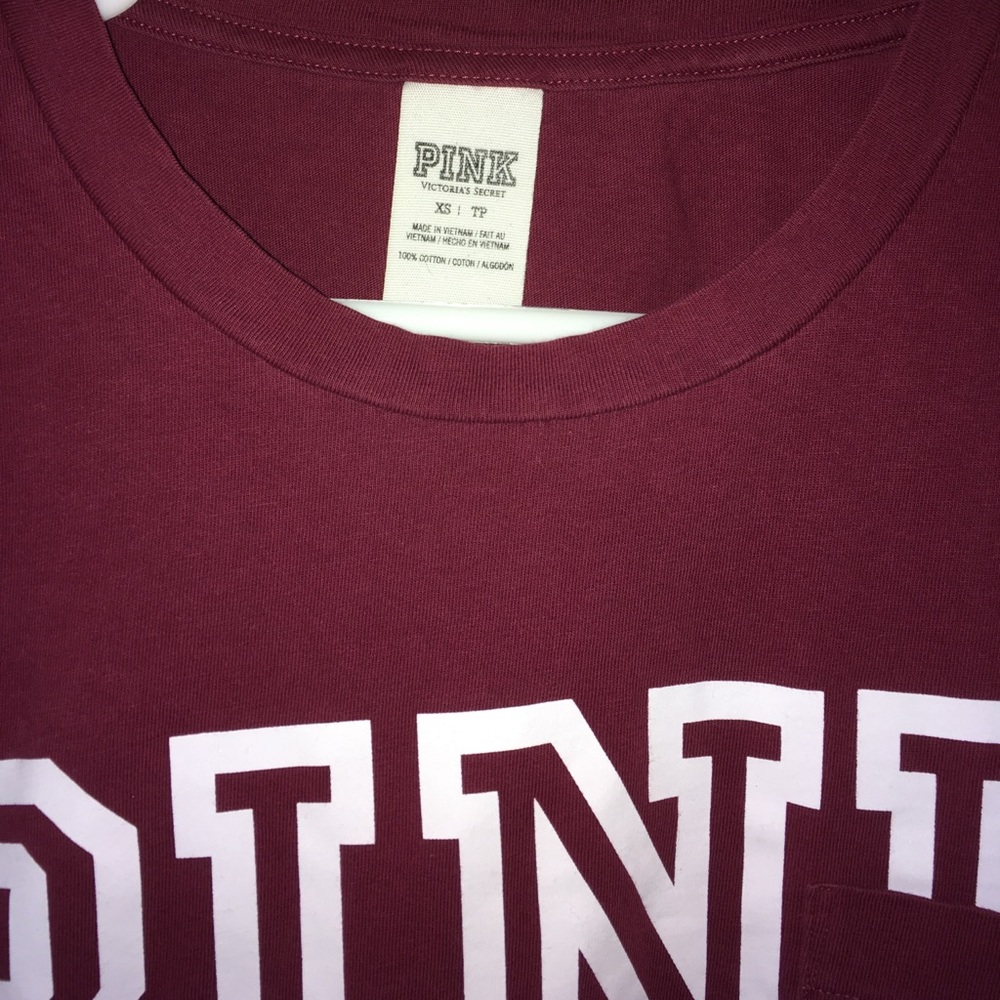 cute maroon pink tshirt
