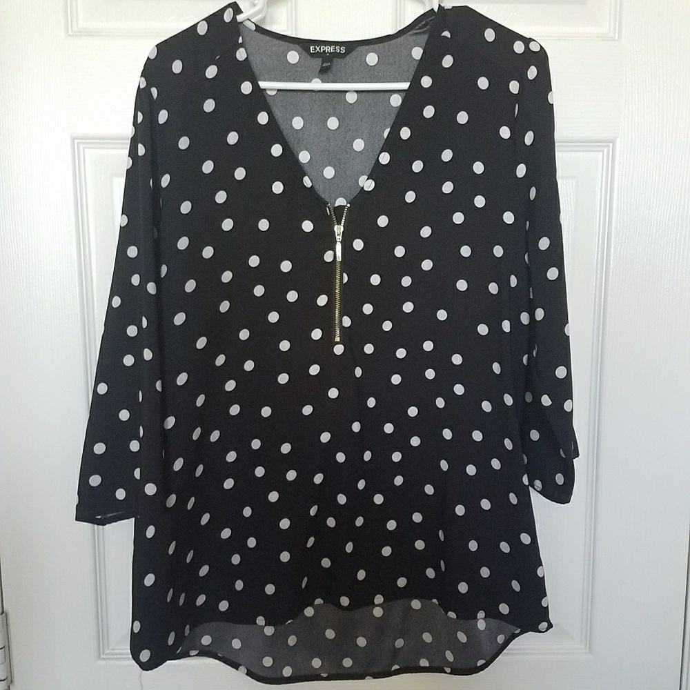 Polka-dot Blouse