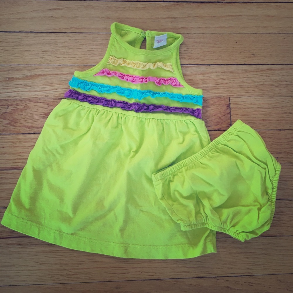 Circo 9-month halter style ruffle Sundress