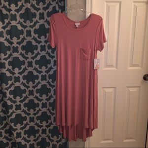 Lularoe "Dusty Rose" XS Carly, NWT 💐