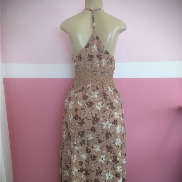 T-Back Floral Long Maxi Dress Lace - Picture 8 of 8