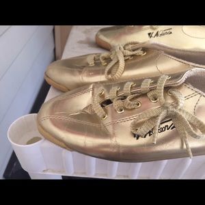 Vintage L.A. Gear Gold Shoes