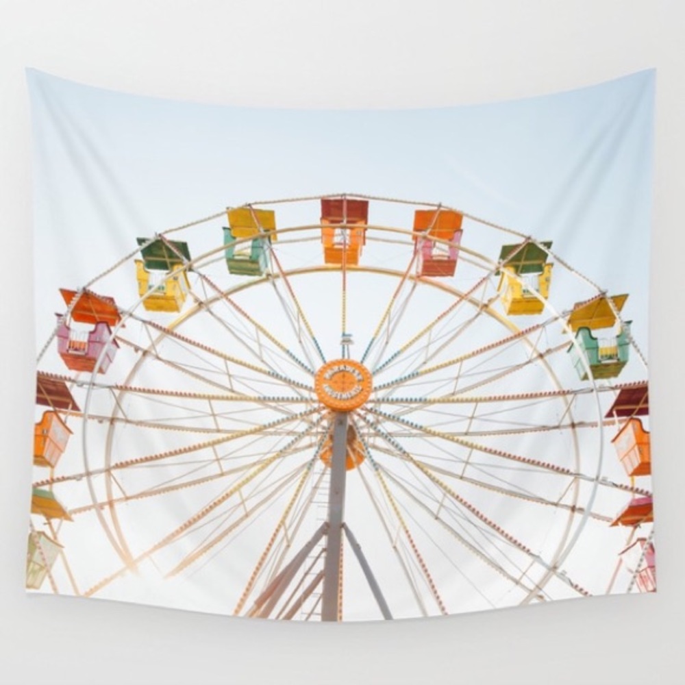 SUMMERTIME FUN WALL TAPESTRY CALI FERRIS WHEEL