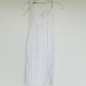 Bebe white dress
