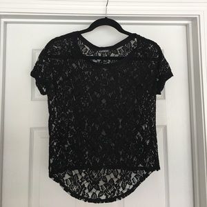 Express Black Lace Top & Black Cami: Both Size XS