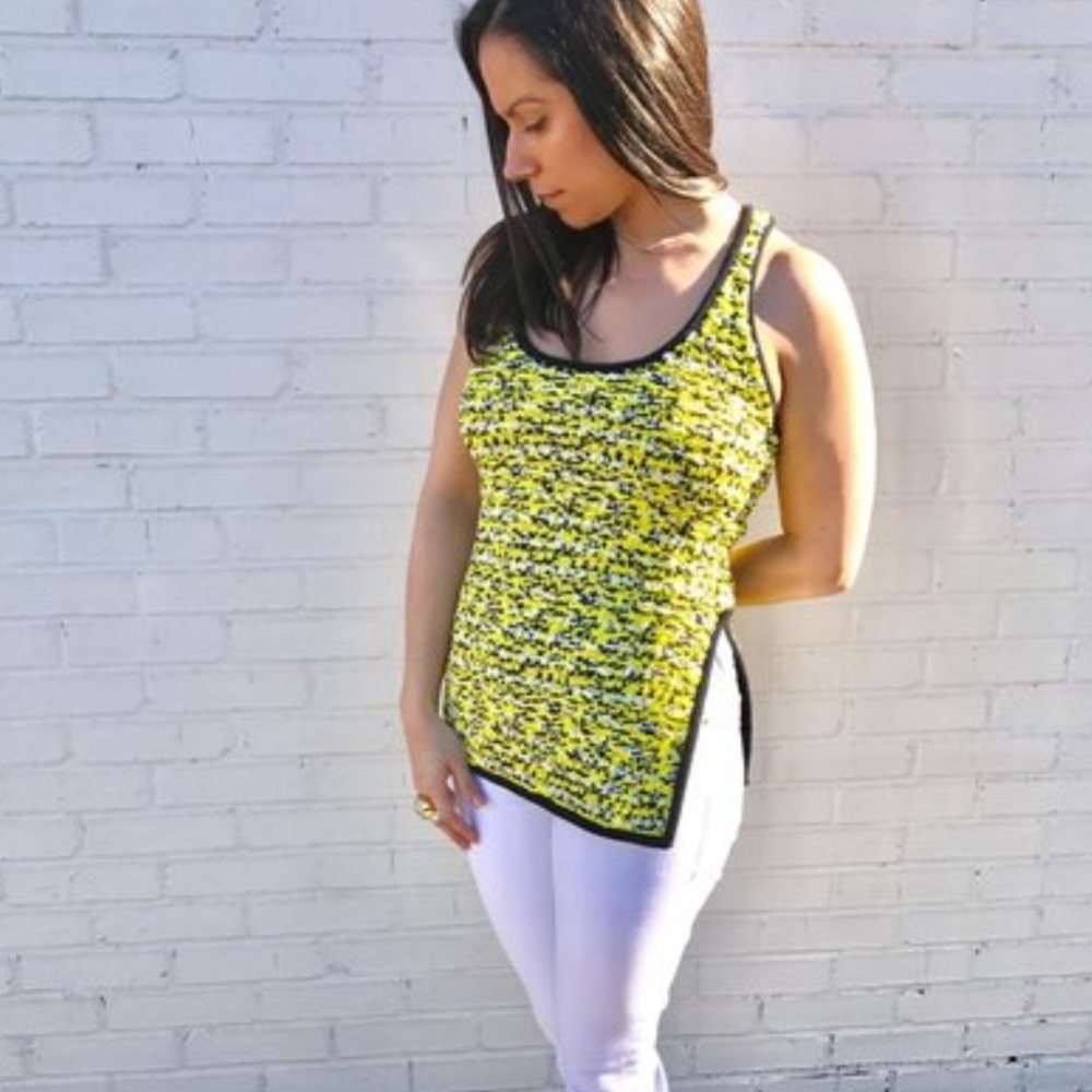RAG & BONE Crochet Knit Racer Back Tank XS NWT.