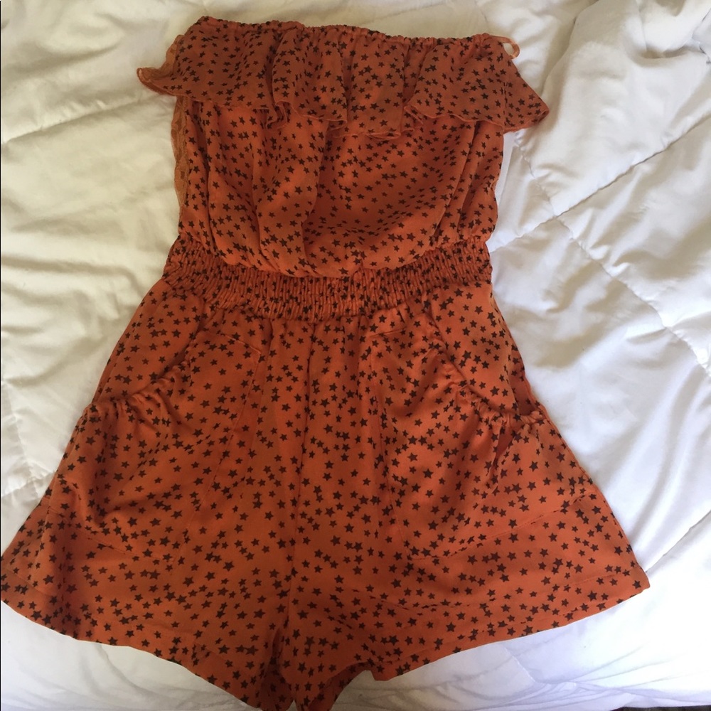 Orange romper