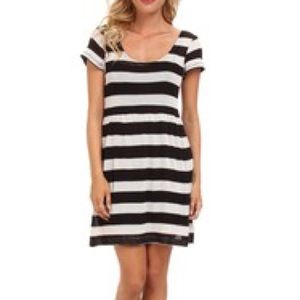Volcom Hazy Babydoll Dress - black slip included