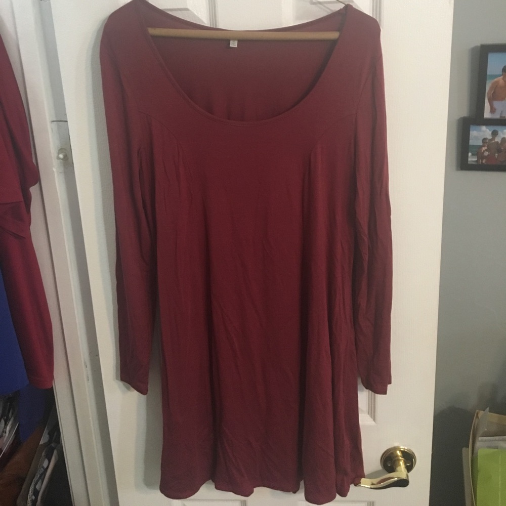 Long sleeve tshirt dress