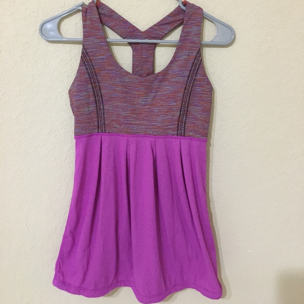 {lululemon} fuchsia tank