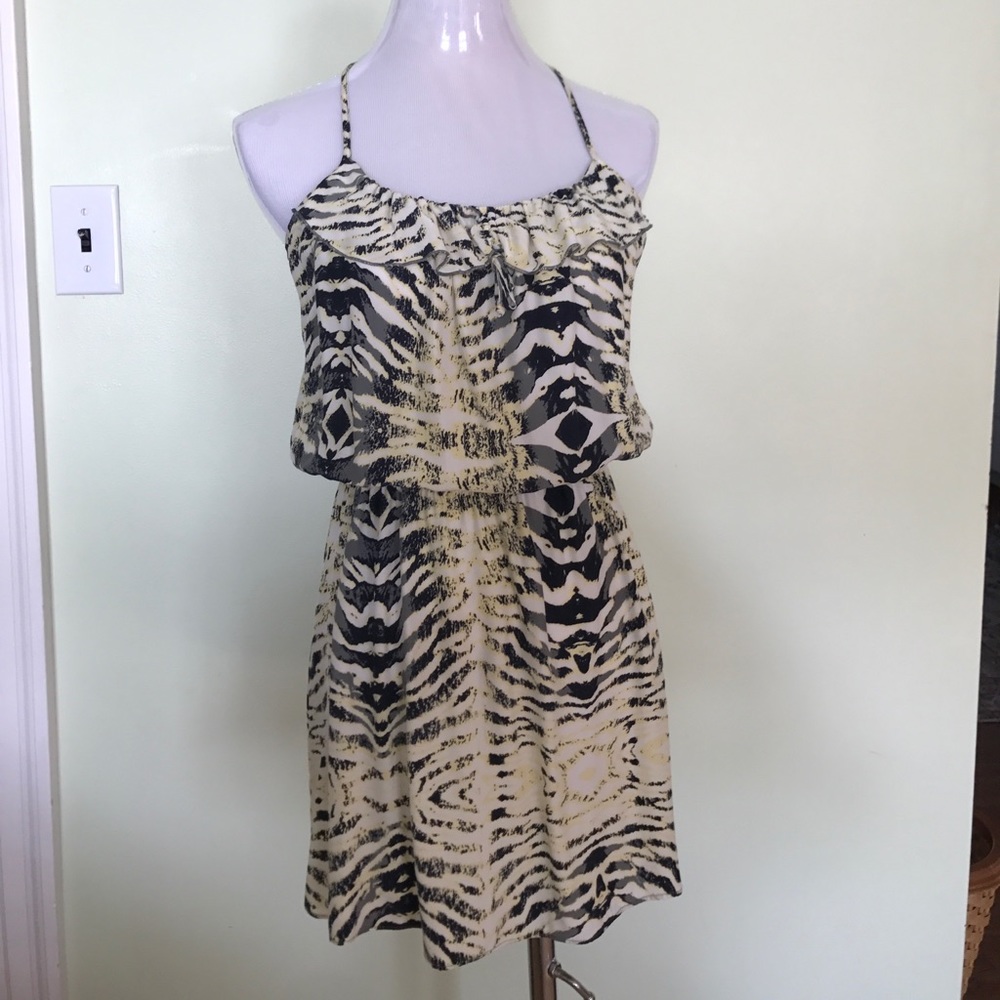 Silk animal print Parker dress