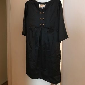 Lauren Moffat satin cocktail dress