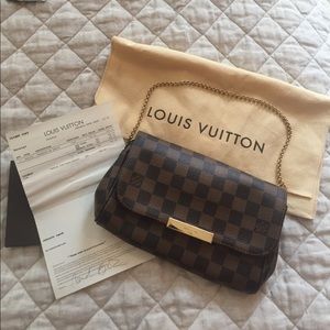 Louis Vuitton favorite PM Damier purse