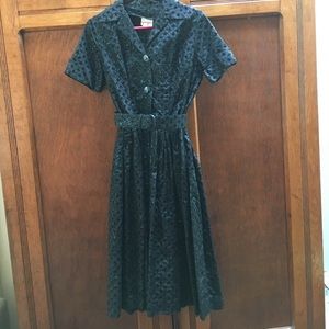 Vintage 1950's Swing Dress