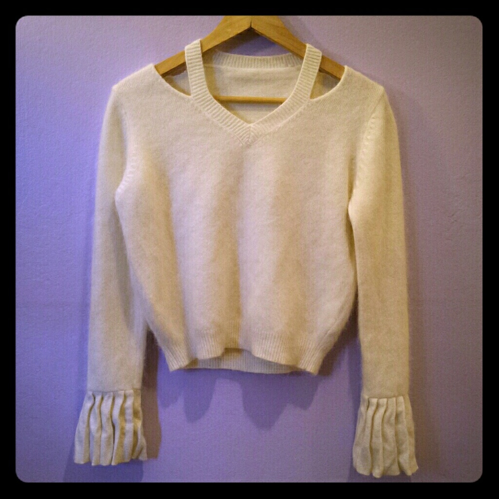 Rabbit fur sweater