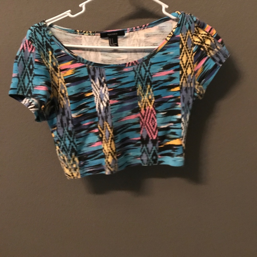 Patterned crop top