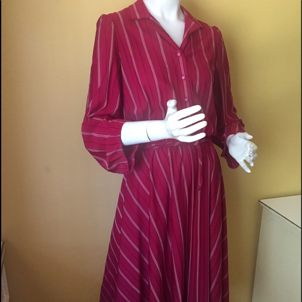 Vintage striped dress.