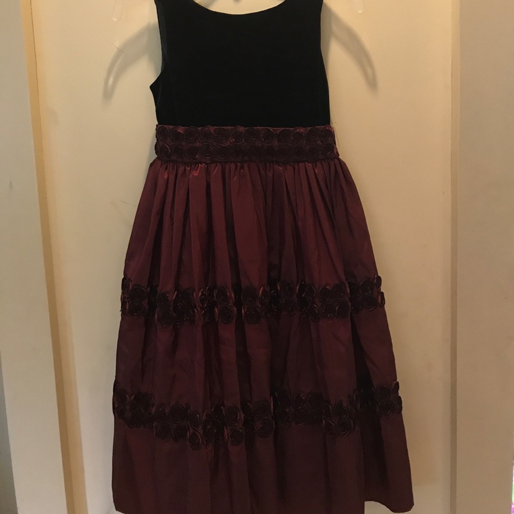 Sweet heart rose kids dress