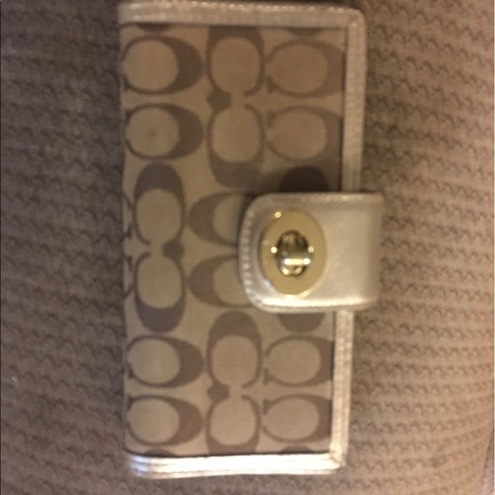 Coach logo wallet