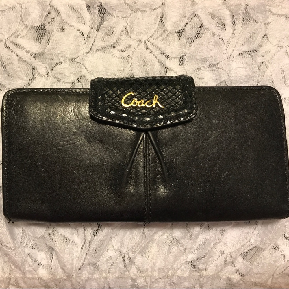 Black Coach wallet