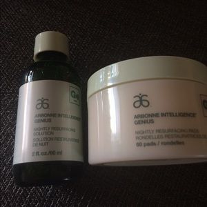 Arbonne resurfacing pads and solution