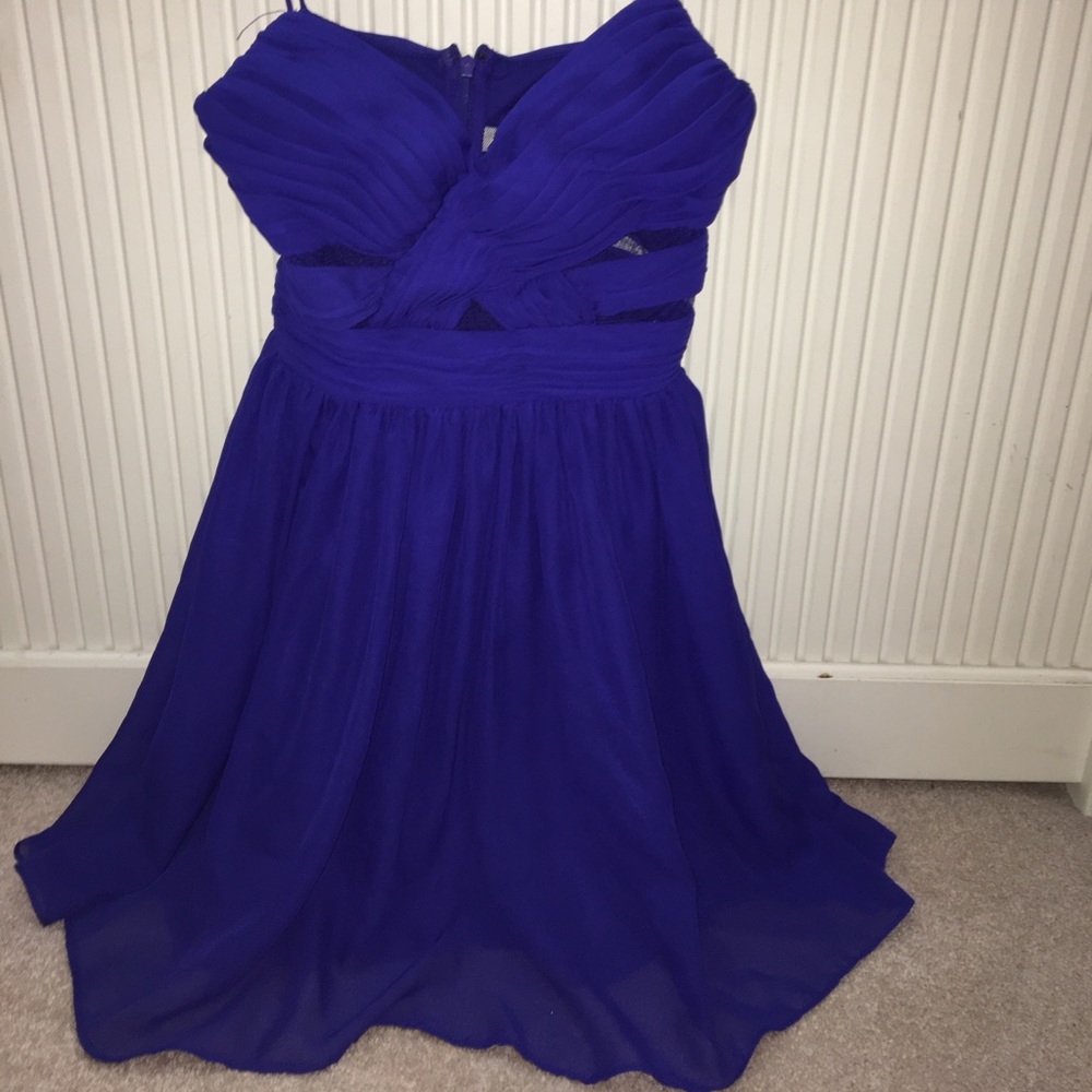 Blue homecoming dress