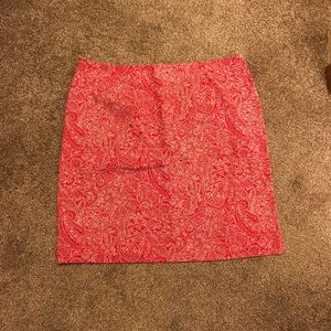 **SALE** Red paisley skirt size 18W